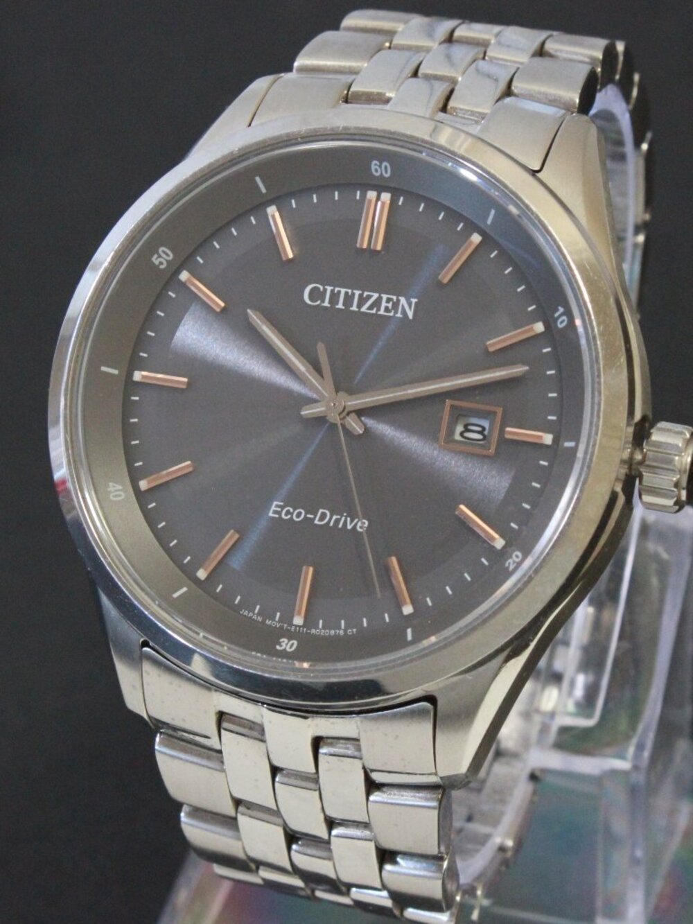 Citizen Contemporary Dress Men's Watch 41mm Grey Dial On Stainless Steel